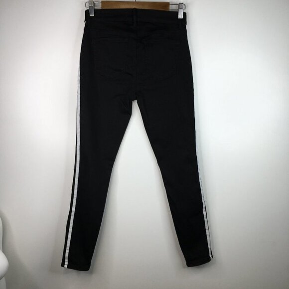 Pacsun Hi-Rise Side Stripe Black Ankle Jegging Jeans Size 27 - Picture 9 of 11